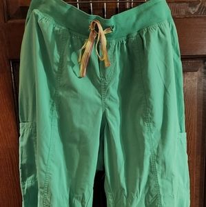 Peaches scrub pants lime green 2x